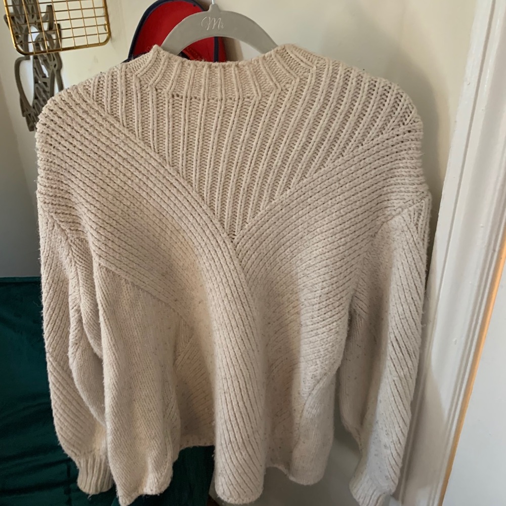 Zara fisherman knitted sweater